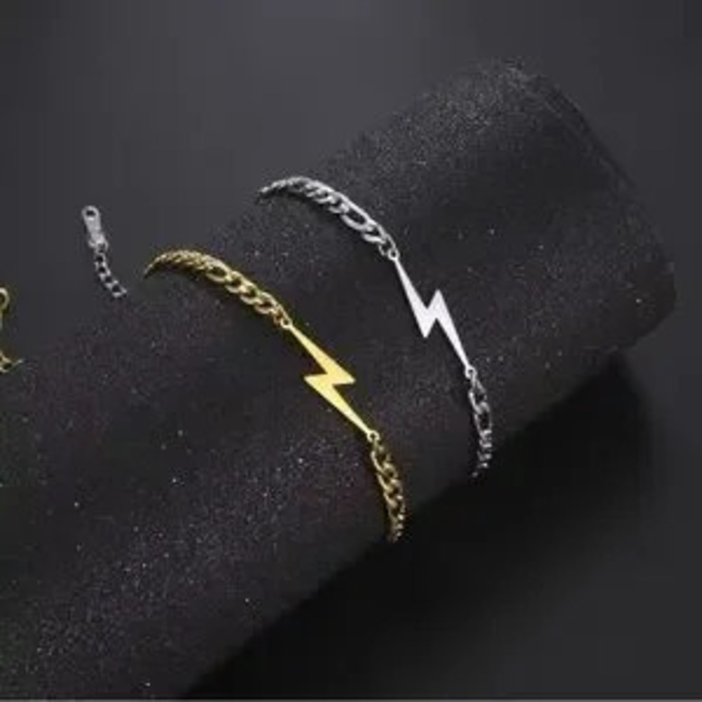 Stainless Steel Lightning Bracelet 7+2